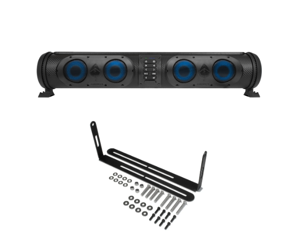 SOUNDBAR GOLF CART SE STARTER PACK (L-BRACKET) - SoundExtreme SE26 Bluetooth Soundbar + V5 Bracket