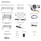 ExtremeStrip 2/4 Seat Golf Cart Underglows LED Light Strips  with 4-Zone LED Controller Included